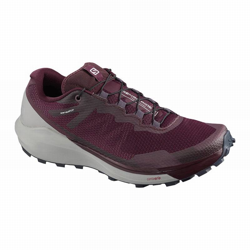 Zapatillas De Running Salomon Mujer Burdeos / Coral - Salomon Argentina SENSE RIDE 3 W ,987263-AHY